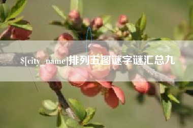 西宁排列五图谜字谜汇总九