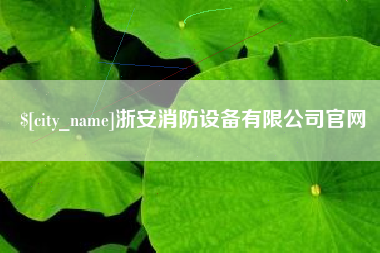 西宁浙安消防设备有限公司官网