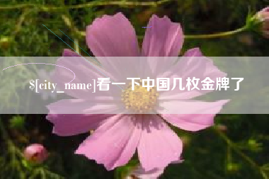 西宁看一下中国几枚金牌了