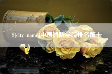 西宁中国消防学院排名前十