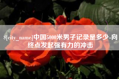 西宁中国5000米男子记录是多少-向终点发起强有力的冲击