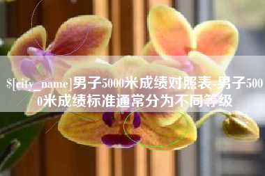 西宁男子5000米成绩对照表-男子5000米成绩标准通常分为不同等级