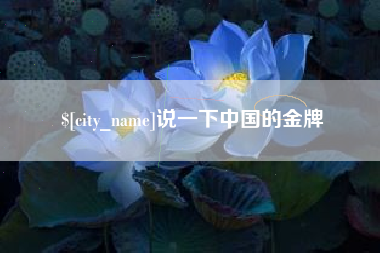 西宁说一下中国的金牌