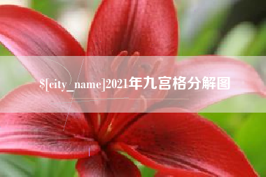 西宁2021年九宫格分解图