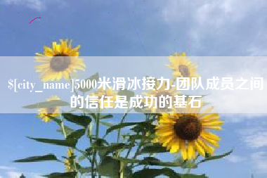 西宁5000米滑冰接力-团队成员之间的信任是成功的基石