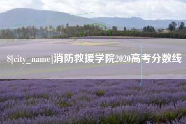 西宁消防救援学院2020高考分数线