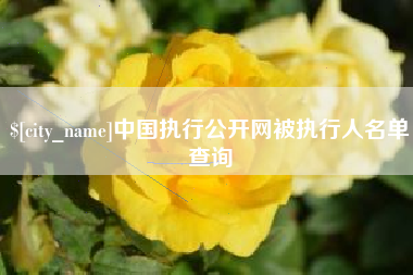 西宁中国执行公开网被执行人名单查询