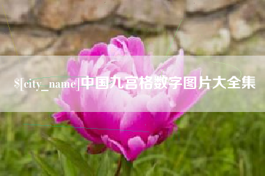 西宁中国九宫格数字图片大全集