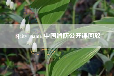 西宁中国消防公开课回放