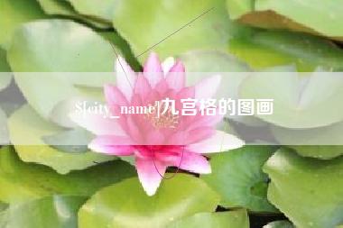 西宁九宫格的图画