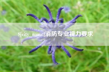西宁消防专业视力要求