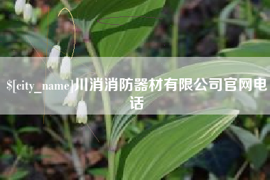 西宁川消消防器材有限公司官网电话