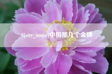 西宁中国那几个金牌