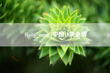 西宁中国19块金牌