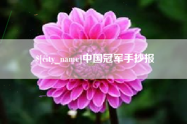 西宁中国冠军手抄报