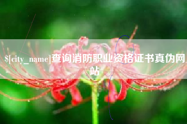 西宁查询消防职业资格证书真伪网站