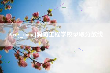 西宁消防工程学校录取分数线