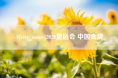 西宁2020奥运会 中国金牌